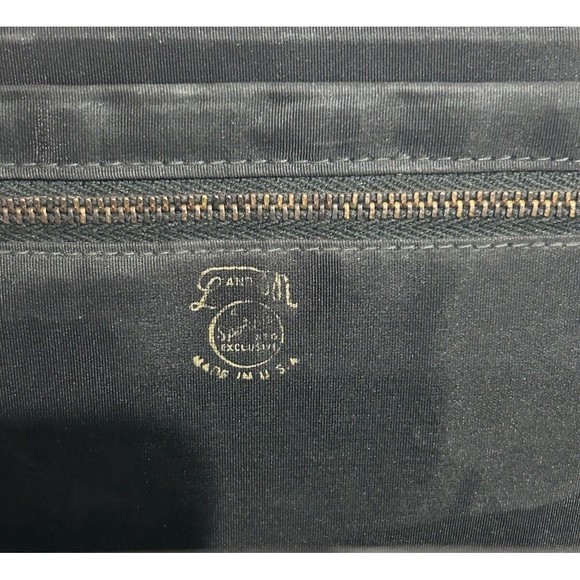 Vtg Floral Tapestry Bag Frame Clamshell Purse L&M Bags by Spotlite c. 1950 - Picture 7 of 10